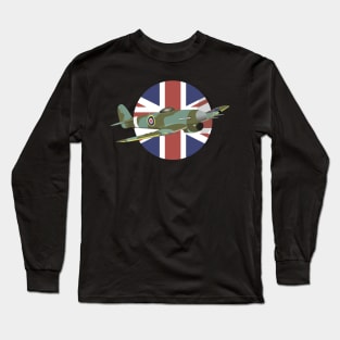 Hawker Typhoon British WW2 Airplane Long Sleeve T-Shirt